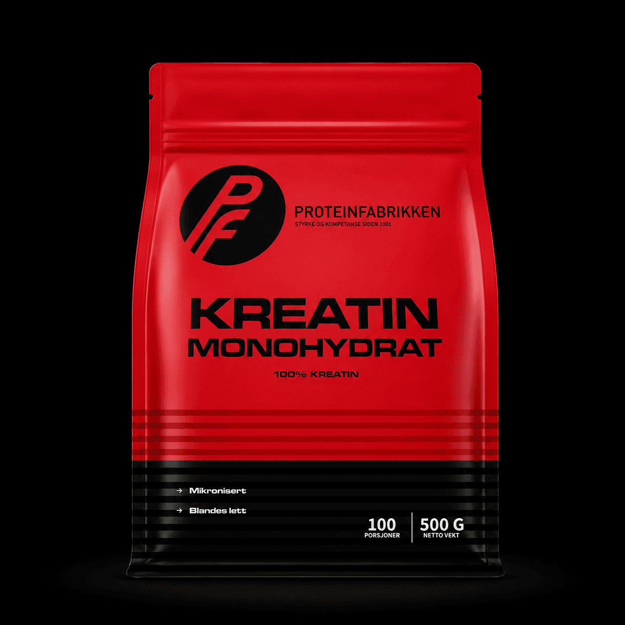 PF Creatine Monohydrate 500 g bilde 1